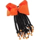 thumbnail image 3 of Ponytail Hair Extension Bowknot Braided Ponytail Women Daily Use Orange 1Set, 3 of 5