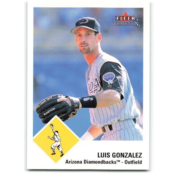 2003 Fleer Tradition Luis Gonzalez #406 NM-MT Arizona Diamondbacks Baseball Card Arizona Diamondbacks MLB Baseball Trading Card