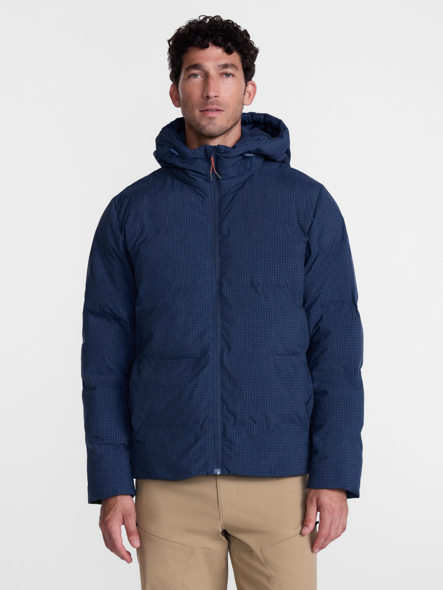 Ozark Trail Men's and Big Men's Ripstop Puffer Jacket, Sizes S-3XL