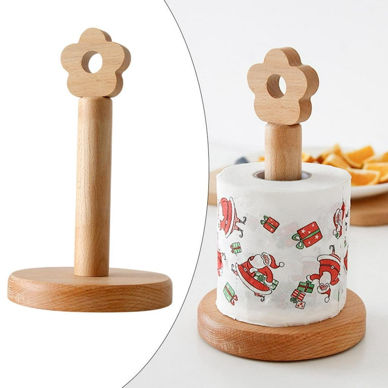 Cute Paper Towel Stand Vertical Stand Shaped Bathroom Floor Home Countertop Storage , Small, Size: Multi