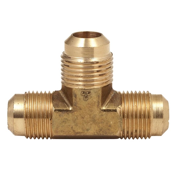 Thrifco Plumbing 4401121 5/8 Inch Flare Tee Brass Adapter #44