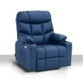 thumbnail image 6 of MCombo Power Lift Recliner Chair with Extended Footrest for Elderly, Faux Leather(Navy Blue), 6 of 7
