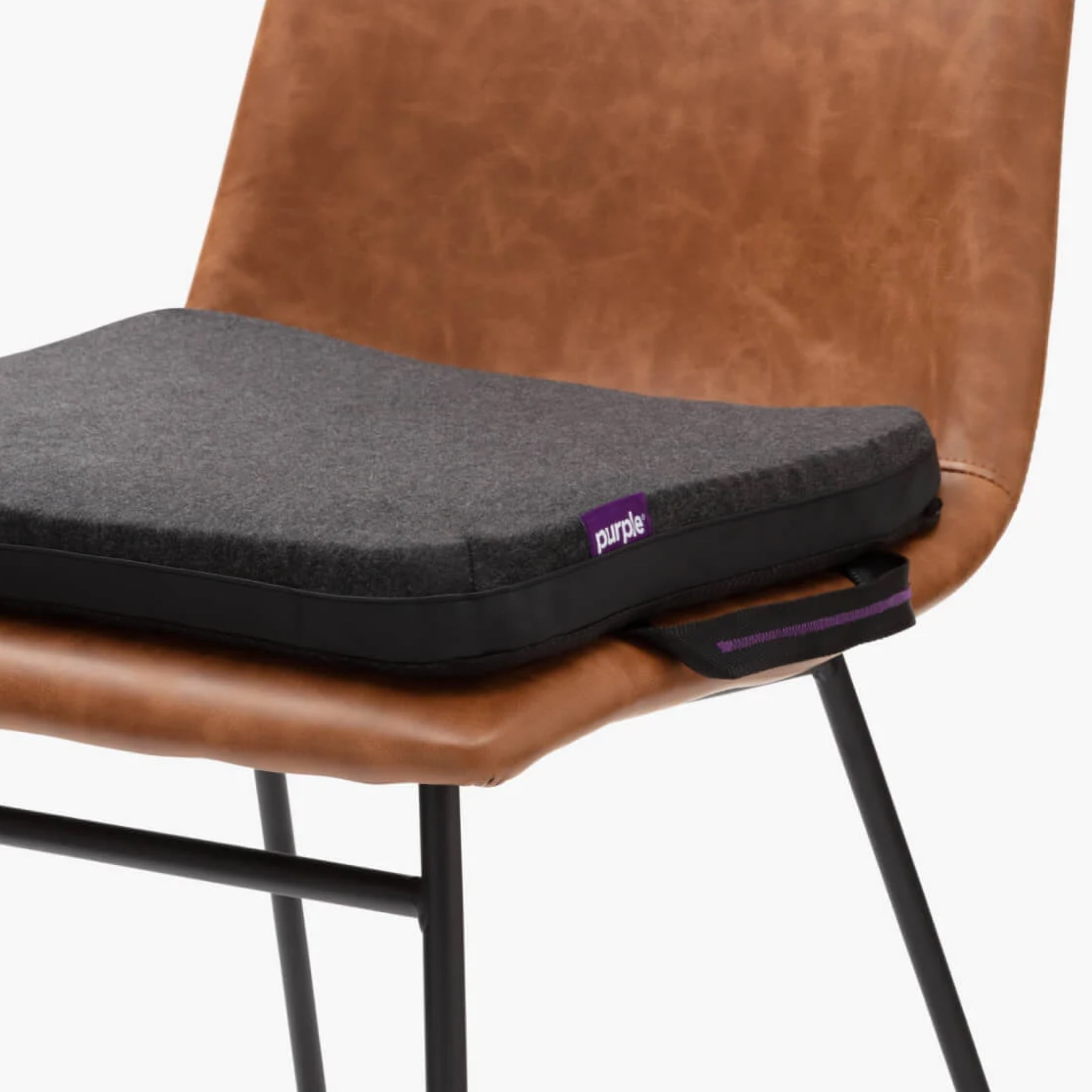 Purple Foldaway Seat Cushion, Pressure Reducing Grid Designed for Ultimate  Comfort, Designed for Bleachers and Events, Made in The USA