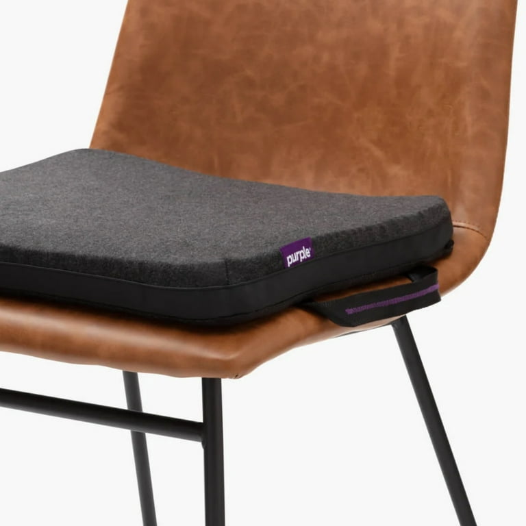 Purple Simply Seat Cushion 17.5“ x 15.75“, Pressure Reducing GelFlex Grid,  Ideal for Car Seats