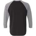 thumbnail image 3 of Mens Clementine Tri-Blend 3/4-Sleeve Raglan Tee, 3 of 4