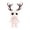 Bandage Deer, variant on 9.84" Game Animal Hospital Plush Doll, Lovely Grey Unicorn Creature Stuffed Animal for Movie Night, Cuddly Soft Plushies Toys Throw Pillow, Funny Gifts for Birthday Emotional Support Plush Toys