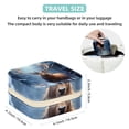thumbnail image 5 of Elk Revival Travel Portable Square Jewelry Box Earring Necklace Bracelet Holder Display Case Organizer Box, Decorative Jewelry Stand Storage Box, 5 of 6