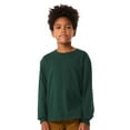 thumbnail image 2 of BELLA + CANVAS Youth Heavyweight Long Sleeve T-Shirt, Boxy Fit Assorted Tee Shirts 100% Airlume Ring-Spun Cotton Bulk T-Shirt (Dark Color 6 Pack, S), 2 of 7