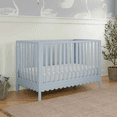 thumbnail image 2 of daVinci Sammy Scallop 4 in 1 Convertible Crib, Powder Blue, 2 of 12