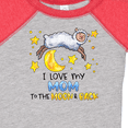 thumbnail image 4 of Inktastic I Love My Mom to the Moon and Back Cute Sheep Boys or Girls Baby Bodysuit, 4 of 5