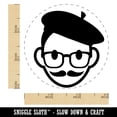thumbnail image 2 of Artist Icon Self-Inking Rubber Stamp Ink Stamper - Brown Ink - Small 3/4 Inch, 2 of 7