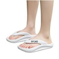 thumbnail image 4 of Utoimkio Flip Flops for Women Wide Width Couple Women Men Orthotic Flip Flops Arch Support Soft Thong Sandals Slippers, 4 of 9