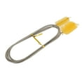 thumbnail image 3 of Flexible Pipe Cleaning Brush, Fish Tank Cleaning Tool Easy To Use Multipurpose Double Ended Nylon Brush Stainless Steel Handle  For Aquariums For Pumps Yellow, 3 of 8