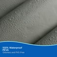 thumbnail image 5 of Kenney Medium Weight PEVA Shower Curtain Liner, 70" W x 72" H, Gray, 5 of 7