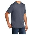 thumbnail image 4 of Mens Core Cotton Male T-Shirts Heather Navy 4XL, 4 of 5