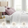 thumbnail image 2 of Southshore Fine Living, Inc. Hotel Quality Pillow Covers for Full, Twin or Queen Pillows, Lavender, 2 of 8