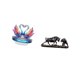 thumbnail image 5 of Escultura de cisne de acrílico, toro, centro de mesa moderno, estatua de animal Feng Shui, decoración de estantería de oficina, adorno chino, 5 of 8