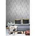thumbnail image 5 of ESTA Home Thuy Grey Banana Leaves Wallpaper, 20.5-in by 33-ft, 5 of 11