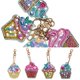 thumbnail image 5 of Llavero ANGGREK Colgante Práctico Hermoso Adorable Pequeño Exquisito Con Diamantes De Imitación, 5 of 8