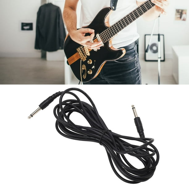 Cable recto para guitarra conector recto de 63mm 5 metros de largo Cable blindado de PVC antiinterferencias para altavoz de teclado de bajo ANGGREK Otros
