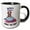 Black/White, variant on 3drose, Cute Funny Labrador Retriever Dog Wtf Wheres the Food Pun, 11oz Magic Transforming Mug