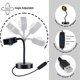 thumbnail image 2 of Lámpara de proyección de atardecer con control remoto, luz nocturna LED giratoria, lámpara de pie con ambiente, lámpara USB para selfies para sala de estar y dormitorio., 2 of 4