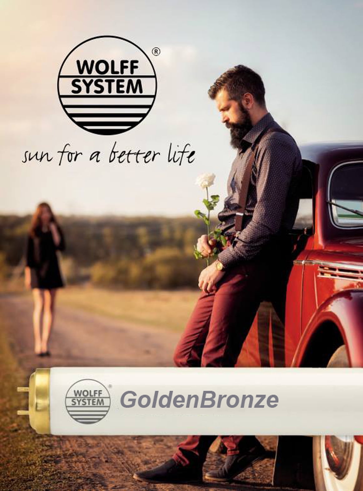 Wolff System GoldenBronze II F71T12 100-120W Bipin Bronzing Tanning Bulbs 6 Pack