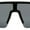 Black, variant on Foster Grant IRONMAN® White Wrap Men's Polarized Sunglasses