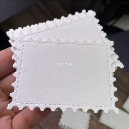 GUIYONG 25pcs Blank Watercolor Paper Cards For Diy Crafting Post Stamp Frame Cutting Dies For Scrapbooking And Card Making White