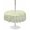 Green, Lime, White, variant on Outdoor Tablecloth with Umbrella Hole for Patio/Picnic/Party/Camping, Spring Lime Green Cobweb Waterproof Table Cloth Round Cover Washable, Abstract Minimalist Lines (Dia 60")