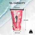 thumbnail image 3 of czcpp-Waterproof Floating Dry Bag for Men Women - 12L Roll Top Sack Keeps Gear Dry with Shoulder Strap for Kayaking, Rafting, Boating, Swimming, Camping, Hiking, Beach, Fishing (Pink), 3 of 4