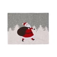 thumbnail image 1 of 1PC Mat Christmas Gift Table Mat Hessian Placemat Washable Non Slip Heat Placemat Suitable For Party Kitchen Dining Decoration, 1 of 4