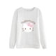 thumbnail image 2 of Hello Kitty primavera y otoño nueva moda para niñas Sudadera con capucha informal para niños cabeza de dibujos animados cuello redondo Top de manga larga, 2 of 4