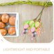thumbnail image 3 of TABLETREANDS 4Ud Ramas Artificiales Para De Pascua En Casa Con Hojas Y Huevos Coloridos, 3 of 6