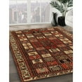thumbnail image 3 of Ahgly Company Machine Washable Indoor Square Traditional Maroon Red Area Rugs, 3' Square, 3 of 7
