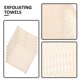 thumbnail image 5 of unbranded 6Ud Paquete De Toallas Para Exfoliar Cuerpo Y Pies Material Lino Beige, 5 of 7