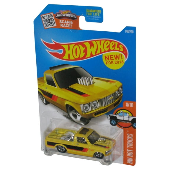 Hot Wheels HW Hot Trucks 8/10 (2015) Yellow Custom '72 Chevy Luv Toy 148/250