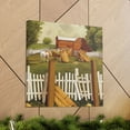 thumbnail image 6 of A Barnyard Fence Scene - Canvas, 6 of 10