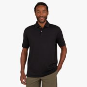Men's Chaps Short Sleeve Performance Polo Color: Jet Black Size: XL