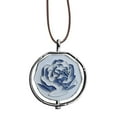1 PCs Arcaine Blue Rose Necklace, Rotatable Arcane Necklace, Blue Rose Jewelry With jewelry Box