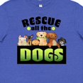 thumbnail image 4 of Inktastic Rescue All the Dogs Youth T-Shirt, 4 of 5