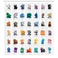 thumbnail image 3 of Ambesonne Gemstone Shower Curtain, Mineral Geology Theme, 69"Wx75"L, Multicolor, 3 of 3