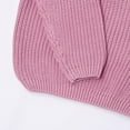 thumbnail image 4 of Scyoekwg Toddler Infants Baby Boys Girls Sweatshirt Fall Fashion Long Sleeve Crewneck Sweatshirts Casual Comfy Solid Color Pullover Tops (Hot Pink,6 Years), 4 of 8