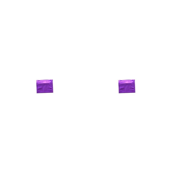 Bolsa de Paquete de Papel de Aluminio 100 Uds Toystoory 7,5 x 6,5 cm Color Violeta