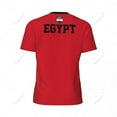 thumbnail image 4 of Exclusive design Egypt Flag Grain 3D Printed Men For Running Bike Soccer Tennis Fitness Sports tshirt Mesh Fans Short T-shirt, 4 of 11