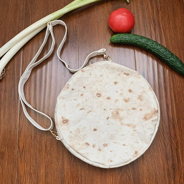 Women Burritos Zipper Messenger Bag Shoulder Bag Fashion Round Pack