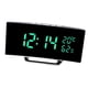 thumbnail image 3 of Reloj despertador digital LED con función de repetición de 12/24 horas y luz ajustable de 3 niveles para escritorio. Verde, 3 of 9