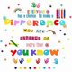 thumbnail image 1 of Inspirational Quotes Wall Decal Colorful, SPRT Rainbow Star Pen Handprint Inspiration Wall Sticker, 1 of 5