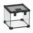 thumbnail image 2 of Terrario para reptiles, caja de cría, recinto resistente para serpientes, pequeños anfibios, jaula de vidrio para ranas cornudas y serpientes., 2 of 8