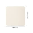 thumbnail image 5 of Unique Bargains 10 Pcs Reusable Glasses Cleaning Cloth for Glasses 5.51"x5.51" Beige, 5 of 5